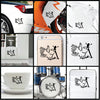 Bird Worm Fight vinyl decal sticker where you can apply