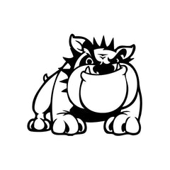 Bulldog Stand vinyl decal sticker