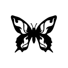 Butterfly Burn Flame vinyl decal sticker