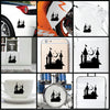 Castle Night vinyl decal sticker where you can apply