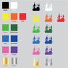 Castle Night vinyl decal sticker choice of color