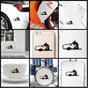 Cat Alert Enemy Enter Zone vinyl decal sticker where you can apply