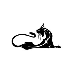 Cat Alert Enemy Enter Zone vinyl decal sticker