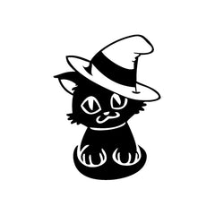 Cat Halloween Costume vinyl decal sticker