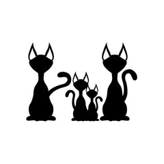 Cat Noble Family vinyl decal sticker