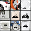 Cat Relax Sleeping Fishing vinyl decal sticker where you can apply