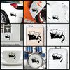 Cat Yin Yang Lover vinyl decal sticker where you can apply