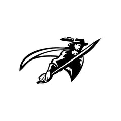 Cavalier Mascot vinyl decal sticker