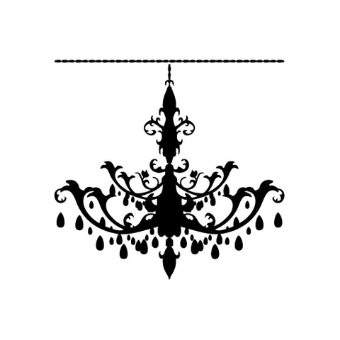 Chandelier Crystal vinyl decal sticker
