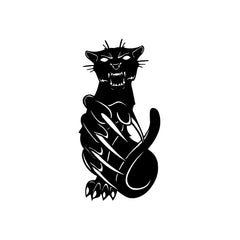 Cheetah Scratch Attack vinyl decal sticker