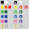 Clown Humor Art vinyl decal sticker choice of color