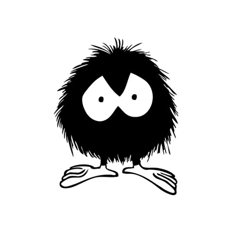 Creature Furball vinyl decal sticker