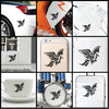 Crow Flame Fly vinyl decal sticker where you can apply