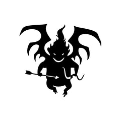 Cupid Demon Evil vinyl decal sticker