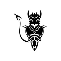 Devil Laugh Darkness vinyl decal sticker