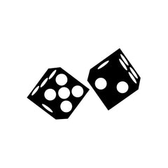 Dice Casino vinyl decal sticker