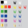 Dog Drink Toilet vinyl decal sticker choice of color