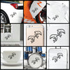 Dolphin Jump Mirror vinyl decal sticker where you can apply