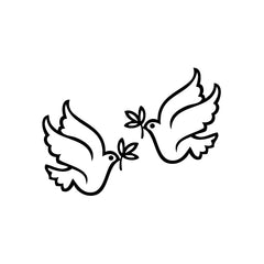 Dove Peace vinyl decal sticker