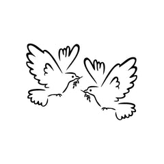 Dove Serenity vinyl decal sticker