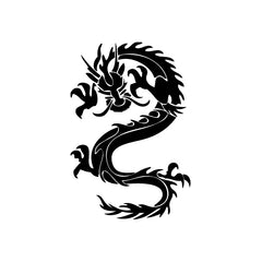 Dragon Art Fly vinyl decal sticker
