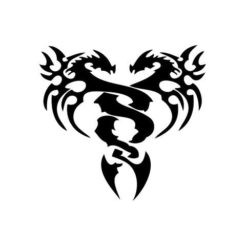 Dragon Double vinyl decal sticker