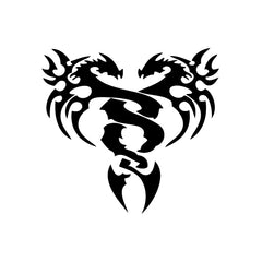 Dragon Double vinyl decal sticker