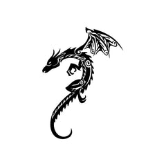 Dragon Golden Metal vinyl decal sticker