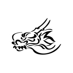 Dragon Head Chinese Art vinyl decal sticker