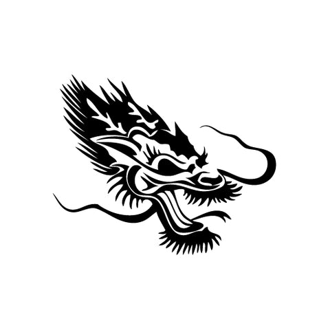 Dragon Head vinyl decal sticker