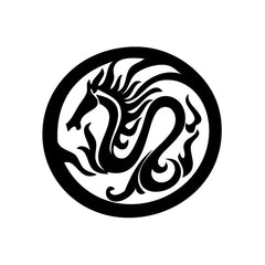 Dragon Sky Fire vinyl decal sticker
