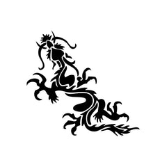 Dragon Swim Through vinyl decal sticker