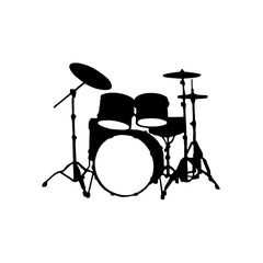 Drum Set vinyl decal sticker