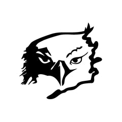 Eagle Coolest Stare vinyl decal sticker