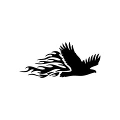 Eagle Flame Away vinyl decal sticker