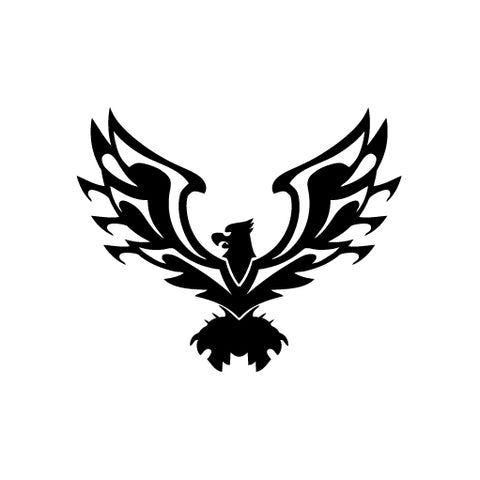 Eagle Flame Icon vinyl decal sticker