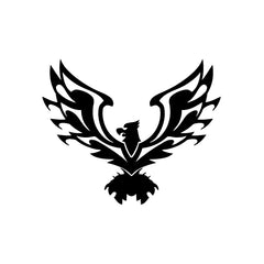 Eagle Flame Icon vinyl decal sticker