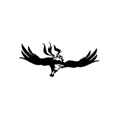 Eagle Flame Undead vinyl decal sticker