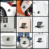 Eagle Flame vinyl decal sticker where you can apply