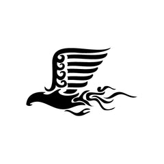 Eagle Flame vinyl decal sticker