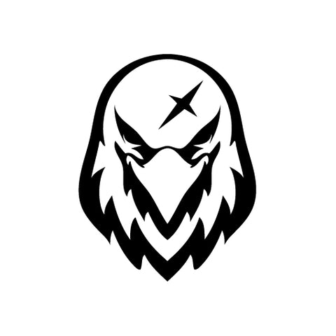 Eagle Head Brave Wound vinyl decal sticker