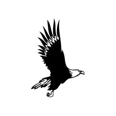 Eagle On Sky vinyl decal sticker