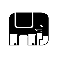 Elephant Jumbo Travel vinyl decal sticker