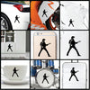 Elvis Guitar Dance vinyl decal sticker where you can apply