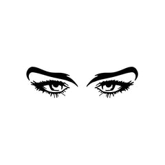 Eyes Look Though Your Heart vinyl decal sticker