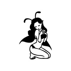 Fairy Beauty Shy vinyl decal sticker