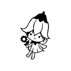 Fairy Lily vinyl decal sticker