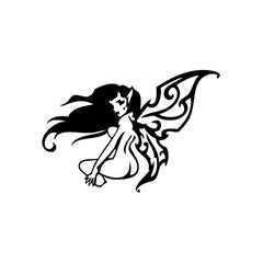 Fairy Look Back vinyl decal sticker
