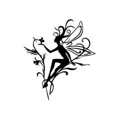 Fairy Magic Flower Power vinyl decal sticker