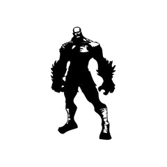 Fighter Demon Power Upgrade vinyl decal sticker